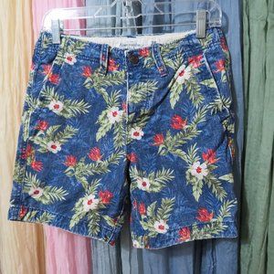 Abercrombie Tropical Flowers Denim/Chino Feel - 28